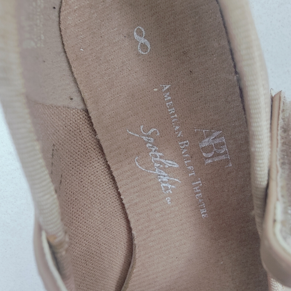 American Ballet Theatre ABT Toddler Girls' Spotlight Mary Jane Tap Shoes, 8 - Picture 2 of 9